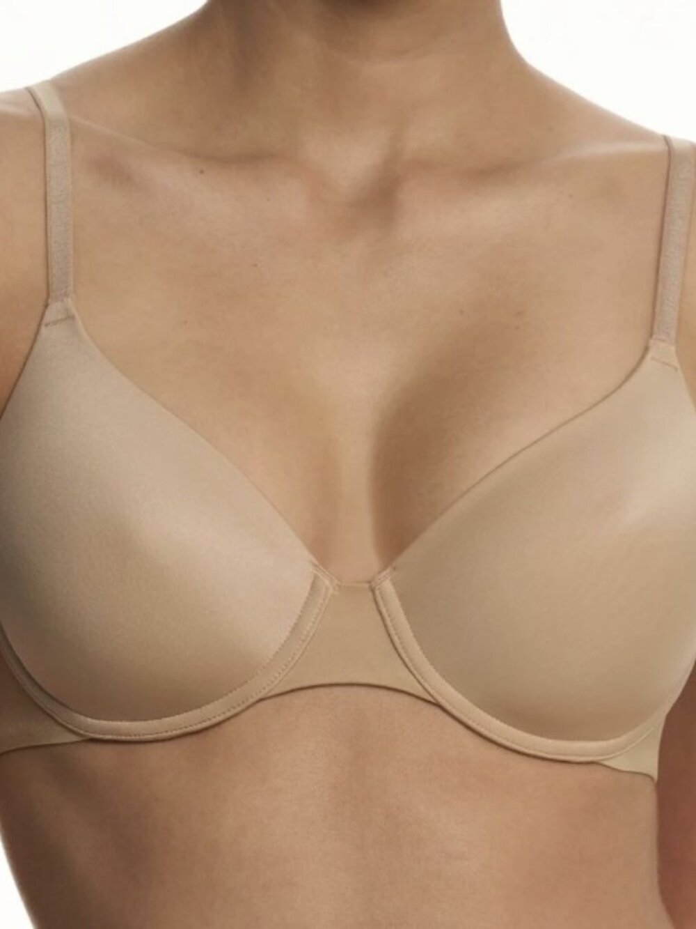 Natori 34DD EverFit Seamless Convertible T-Shirt Bra Nude Underwire - Picture 4 of 14